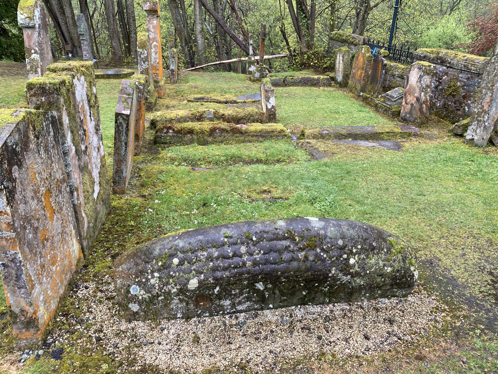 Viking grave in same graveyard.